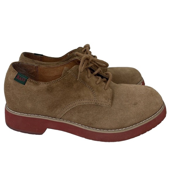 G.H. Bass & Co. Other - GH Bass Bucs Originals Derby Shoes Mens 6.5 Tan Suede Leather Oxford Classic